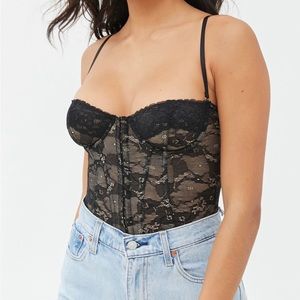 UO Out From Under Lucy Lace Corset